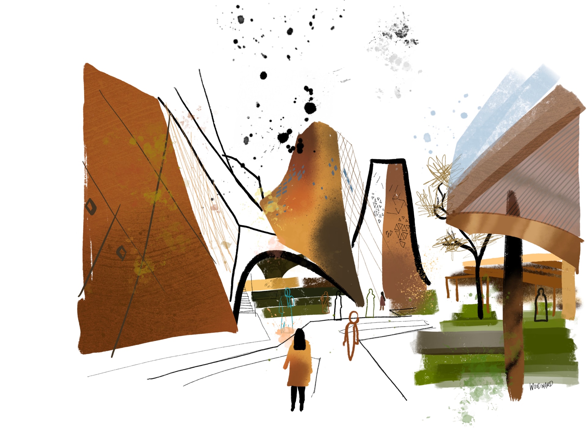 Sketching the Expo environment